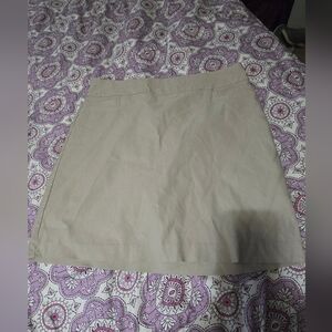 Size 14 Average Kim Rogers Tummy Control Tan Casual Skort.